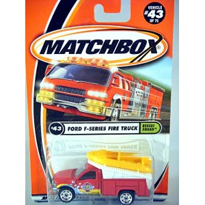 Matchbox - Ford F-Series Fire Truck with Rescue Raft