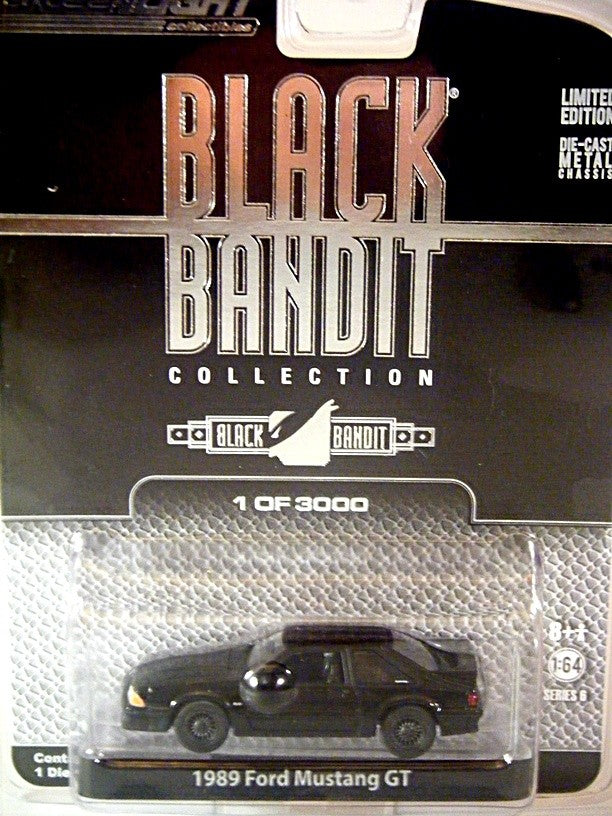 Greenlight Black Bandit 1989 Ford Mustang GT 