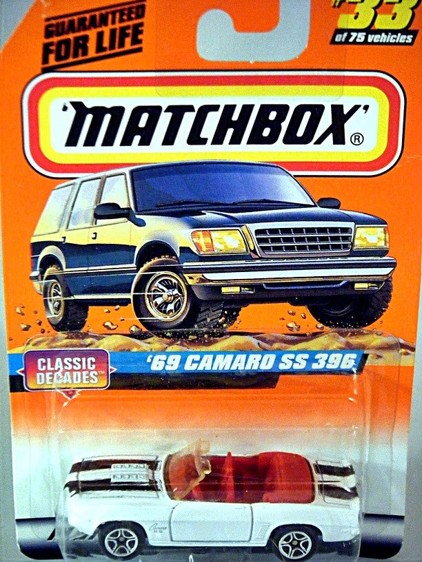 Matchbox - 1969 Chevrolet Camaro SS-396 Convertible