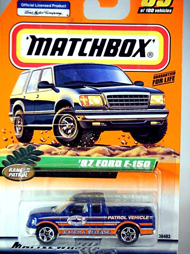 Matchbox - 1997 Ford F-150 Pickup Fish and Game Truck – Global Diecast ...