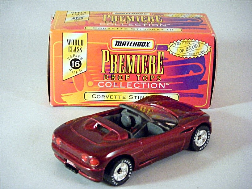 Matchbox Premiere Series Chevrolet Corvette Stingray III Concept Vehicle