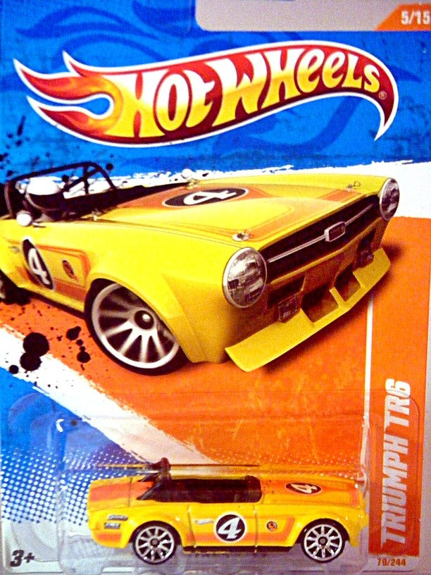 Hot Wheels Triumph TR6 SCCA Race Car