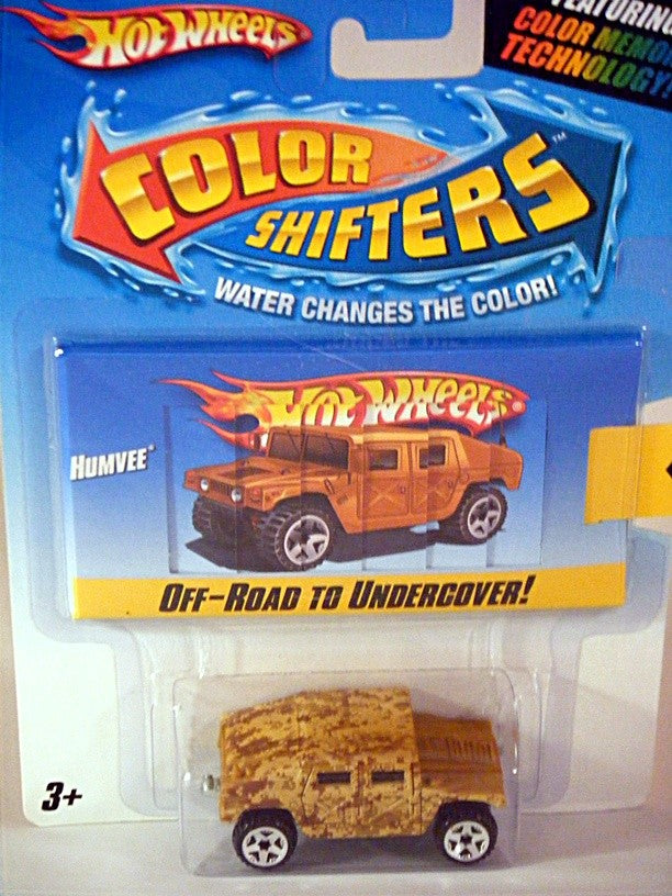 Hot Wheels Color Shifters - Military HummVee - Hummer H1