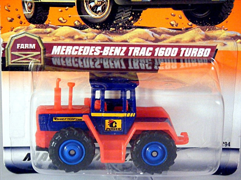 Matchbox - Mercedes-Benz Trac 1600 Turbo Farm Tractor