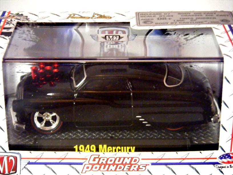 M2 Machines Ground Pounders - 1949 Mercury - Lead Sled Merc