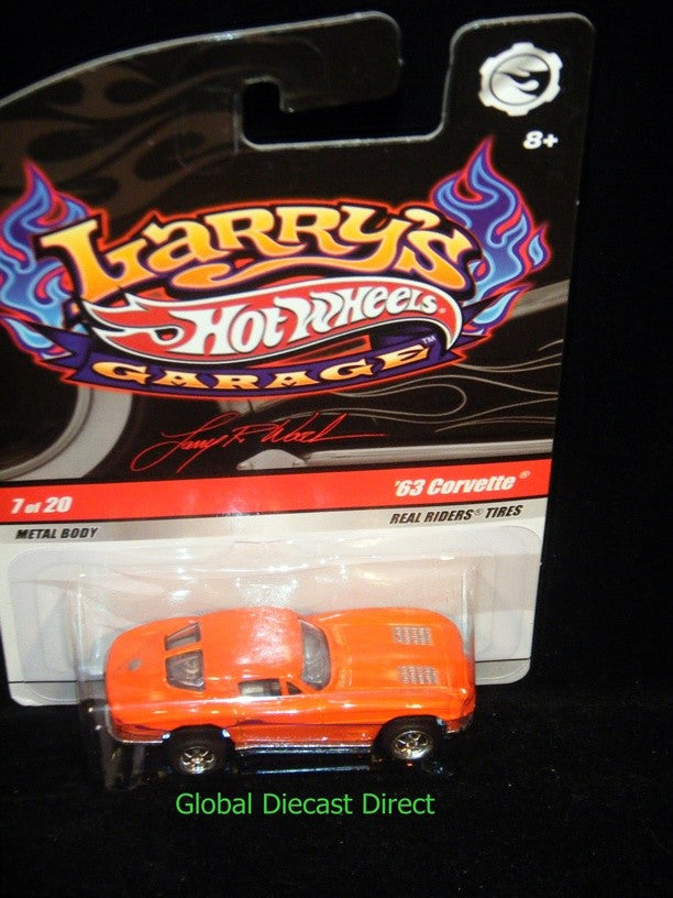 Hot Wheels Larrys Garage 1963 Chevrolet Corvette Split Window Coupe