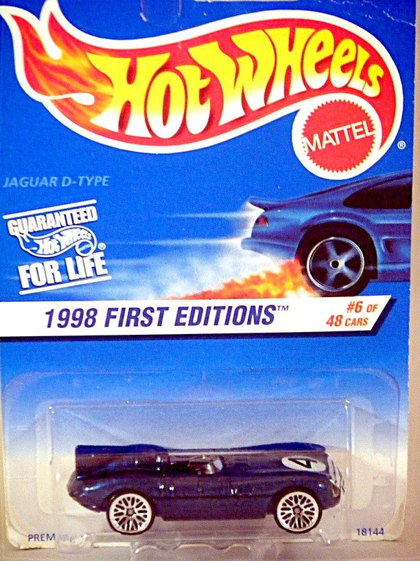Hot Wheels - 1998 New Models Series - Jaguar D-Type Race Car