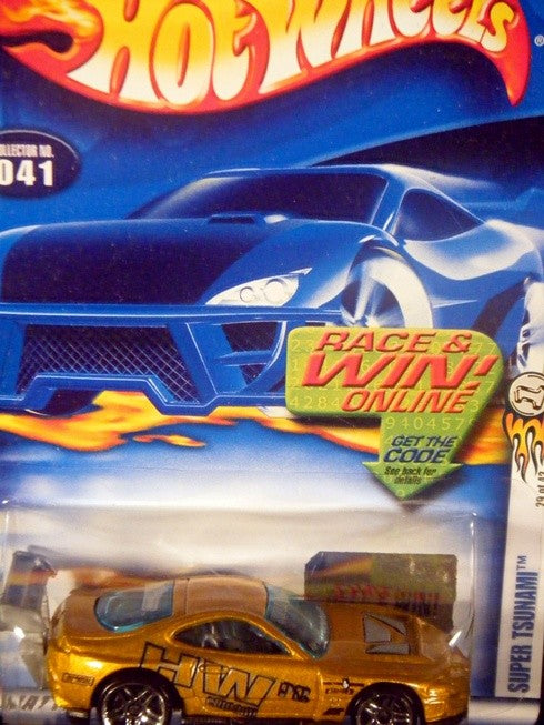  Hot Wheels 2002 First Editions Super Tsunami Drift Tuner Race Car