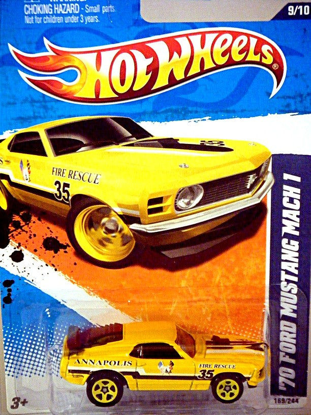 Hot Wheels - 1970 Ford Mustang Mach 1 - Annapolis Fire Dept