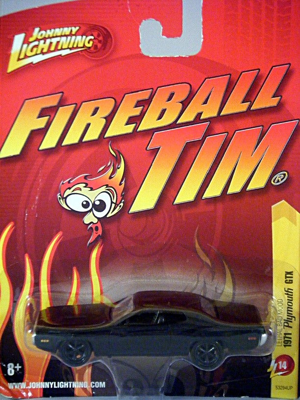 Johnny Lightning Forever 64 Fieball Tim Sinister 1971 Plymouth GTX