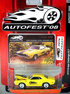 Johnny Lightning Limited Edition Autofest 2008 Dinner Promo 1970 Dodge Challenger 094
