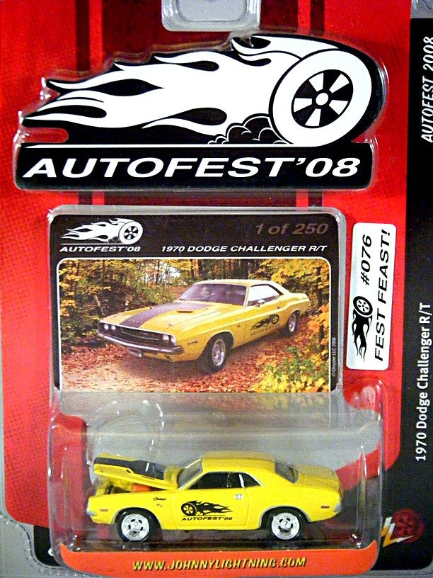 Johnny Lightning Limited Edition Autofest 2008 Dinner Promo 1970 Dodge Challenger 094