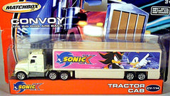 Matchbox Convoy Series - Asada Tractor Cab with Sonic X Box Trailer
