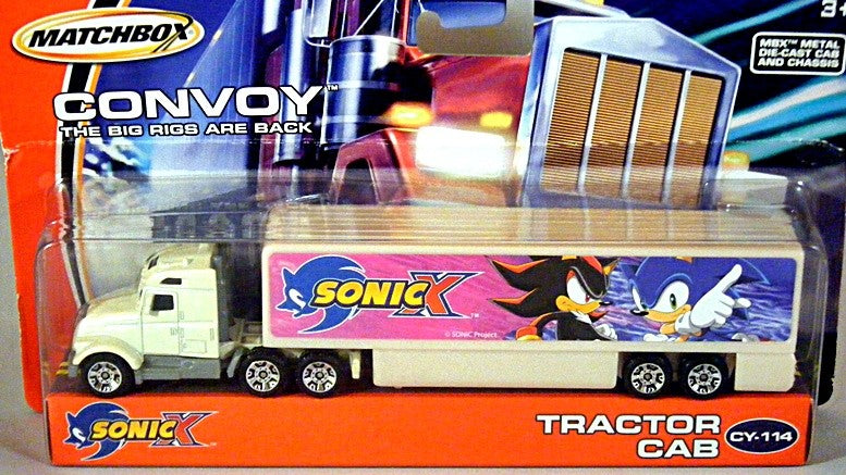 Matchbox Convoy Series - Asada Tractor Cab with Sonic X Box Trailer