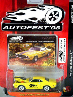 Johnny Lightning Limited Edition AutoFest 2008 Dinner Promo 1970 Dodge Challenger 176