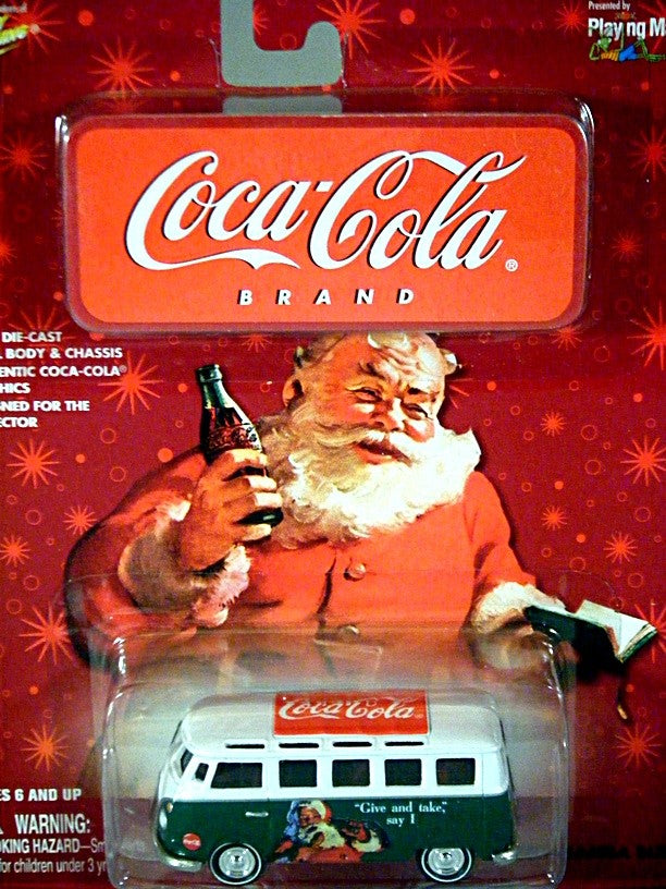 Johnny Lightning Coca-Cola Volkswagen Samba Bus Promo