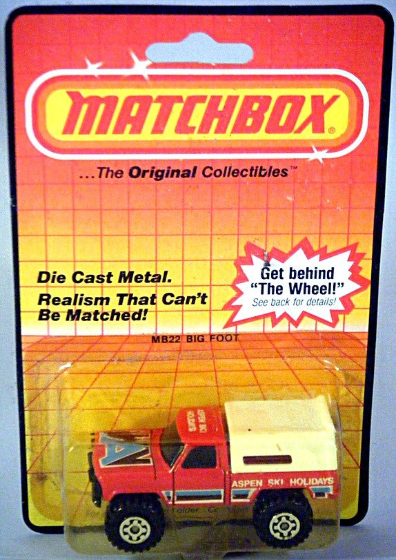 Matchbox Ford Aspen Ski Holidays Pickup Truck