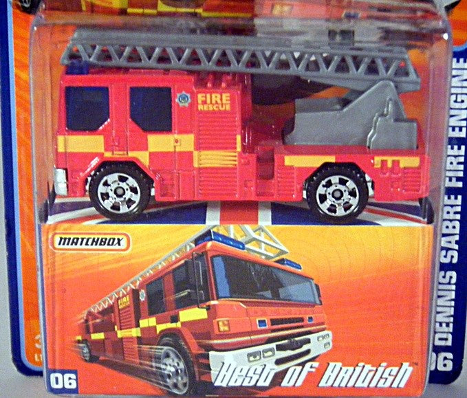 Matchbox Superfast Best of British Dennis Ladder Fire Truck