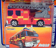 Matchbox Superfast Best of British Dennis Ladder Fire Truck