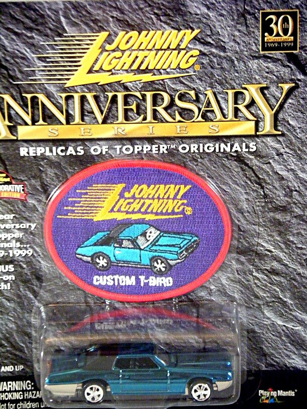 Johnny Lightning 30th Anniversary Ford Thunderbird with Patch