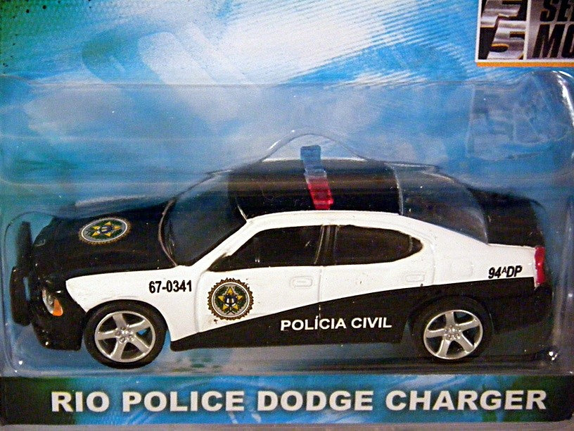 Greenlight Hollywood - Fast & Furious - Rio De Janeiro Dodge Charger Police Patrol Car