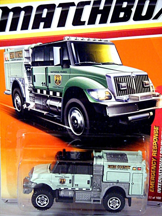 Matchbox International Brushfire Truck - National Parks Service Forest Ranger