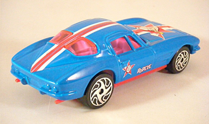 Racing Champions Street Wheels Series - Popeye 1963 Chevrolet Corvette Stingray Split Window Coupe