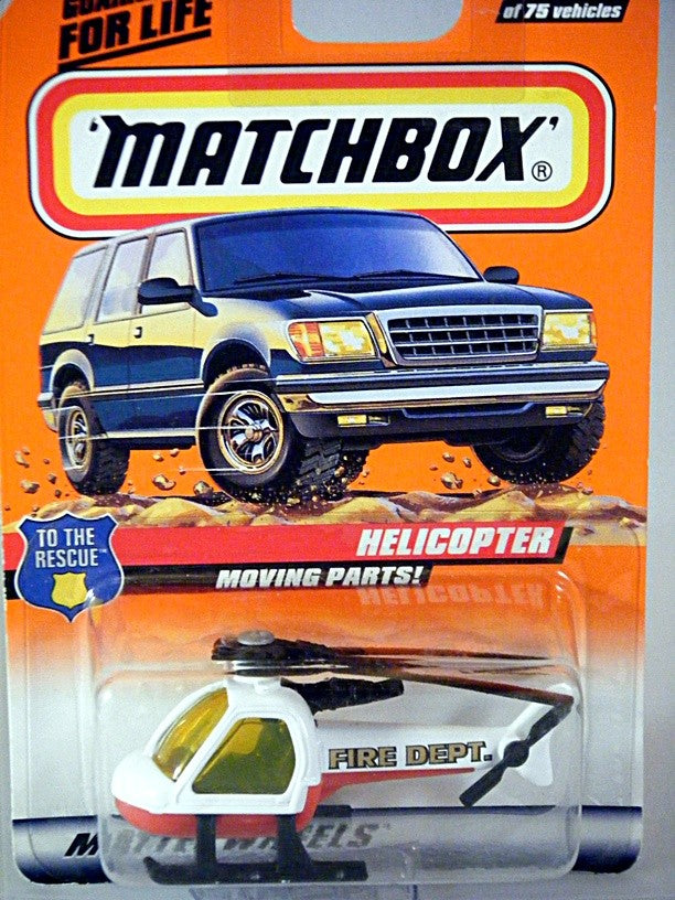 Matchbox - Fire Department Helicopter