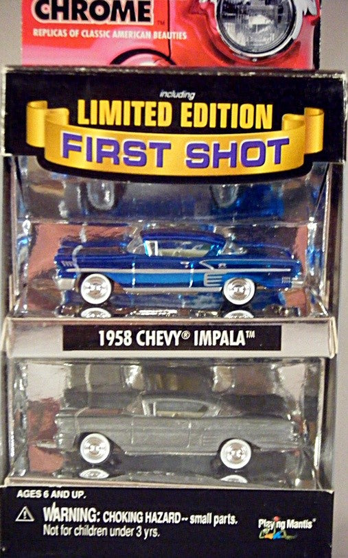 Johnny Lightning First Shots - American Chrome - 1958 Chevrolet Impala