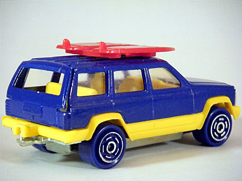 Majorette - Jeep Cherokee Surfer with rare blue wheels