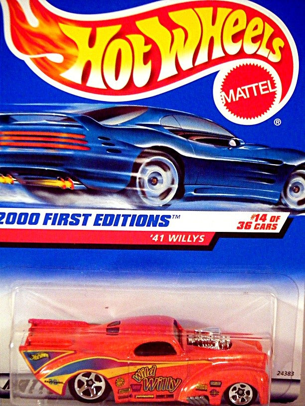 Hot Wheels 2002 First Editions 1941 Willys NHRA Race Car