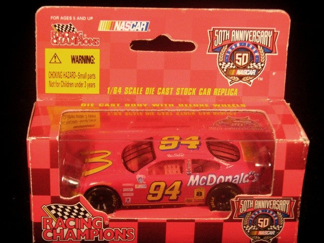 Racing Champions Bill Elliott McDonalds Ford Thunderbird