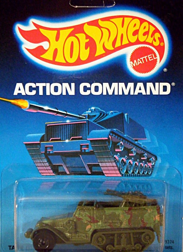Hot Wheels Action Command - Tank Gunner Military Half Track