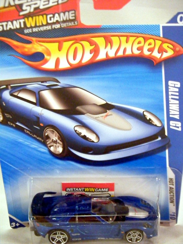 Hot Wheels Keys To Speed Card - Callaway C7 Supercard