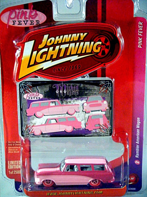 Johnny Lightning Wicked Wagons - The Rumbler Hot Rod Rambler Station Wagon