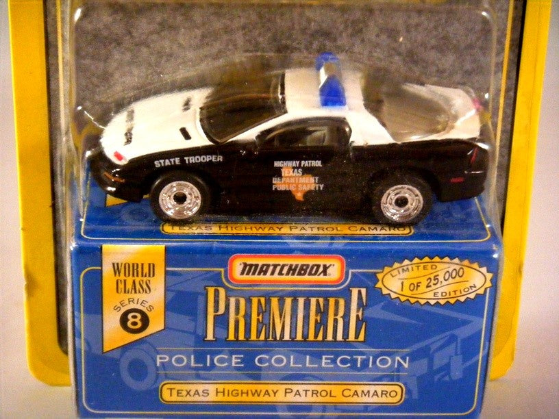 Matchbox Premiere Series - Texas Highway Patrol Chevrolet Camaro Z-28 Police Car