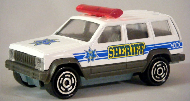 Majorette Jeep Cherokee Sheriff Police Patrol Truck