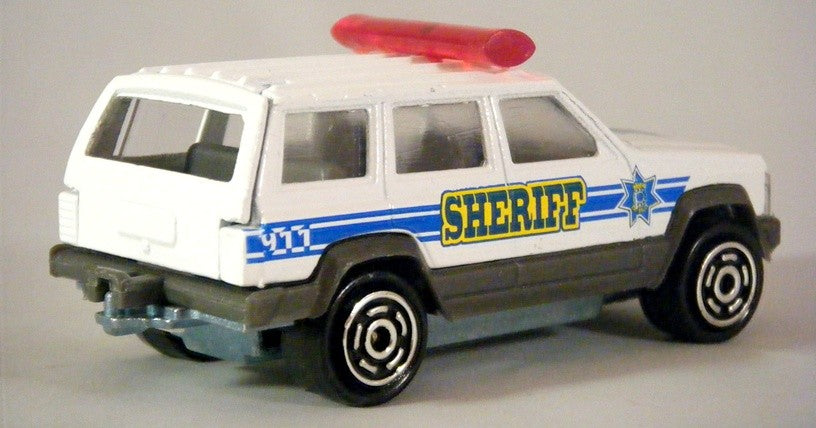 Majorette Jeep Cherokee Sheriff Police Patrol Truck