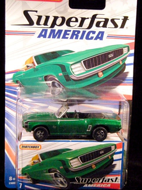 Matchbox Superfast America Chevrolet Camaro SS-396 Convertible