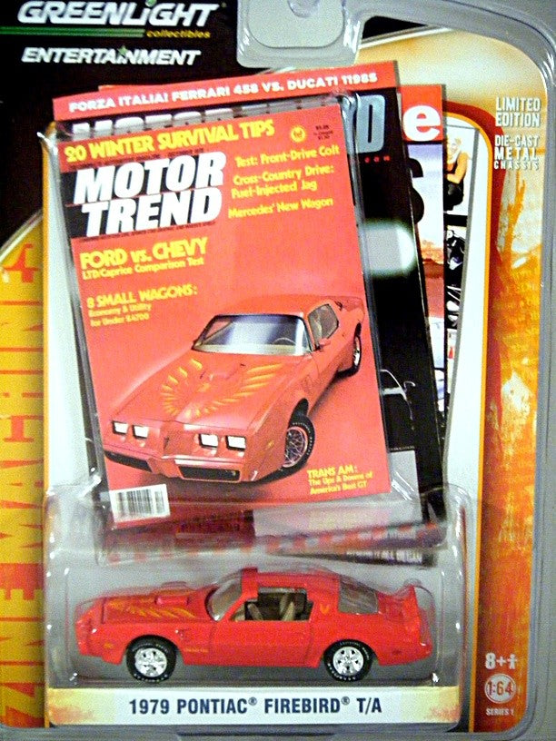 Greenlight Zine Machines - 1979 Pontiac Firebird Trans Am