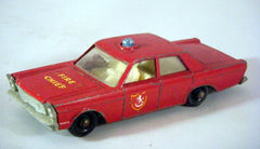 Matchbox Regular Wheels - (MB59C-1) 1965 Ford Galaxie Fire Chief Car