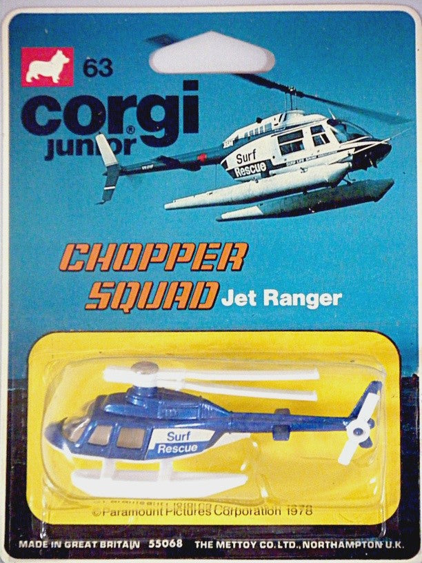 Corgi Juniors - Chopper Squad Jet Ranger Surf Rescue Helicopter