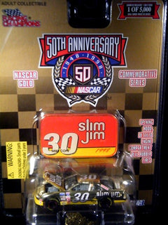  Racing Champions Mike Cope Slim Jim Chevy Monte Carlo w/ Plaque