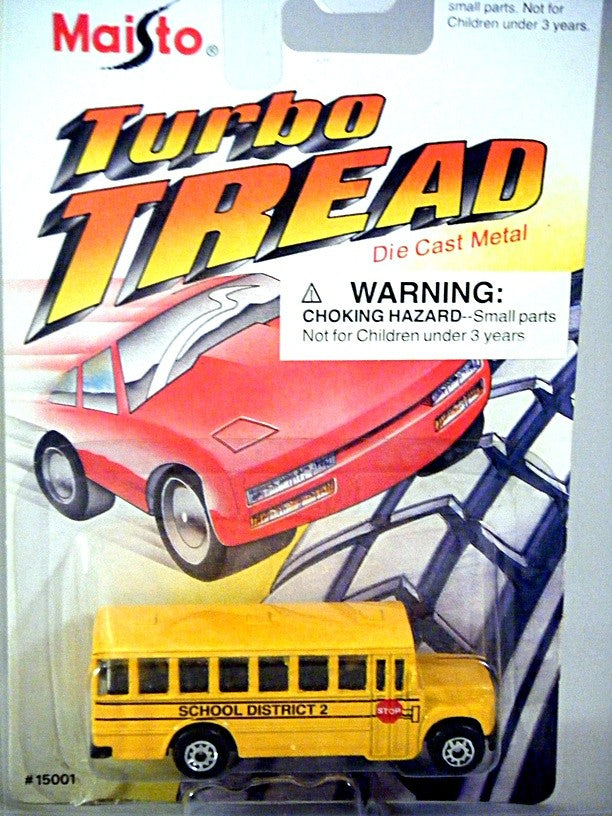 Maisto Turbo Threads Series - School Bus
