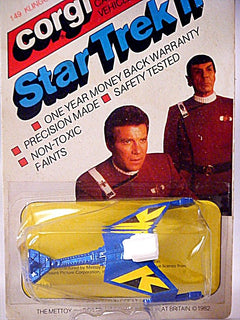 Corgi Juniors (149-A-1) Rare Star Trek Klingon Warship