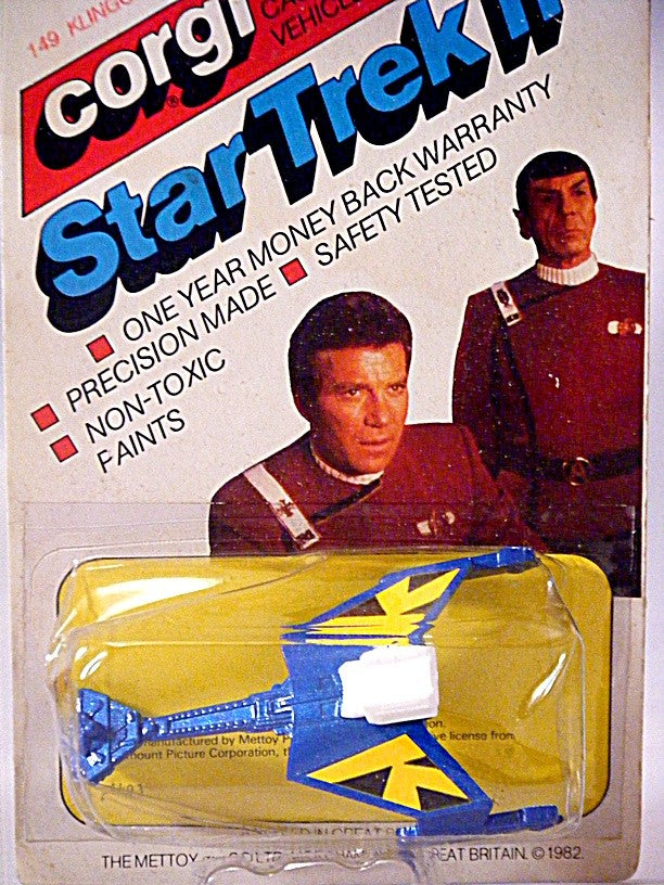 Corgi Juniors (149-A-1) Rare Star Trek Klingon Warship