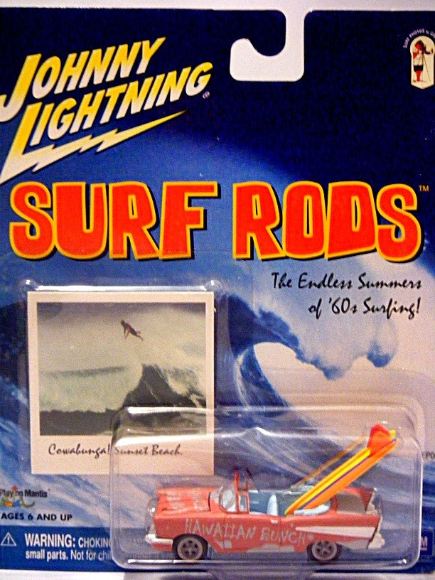 Johnny Lightning Surf Rods - Hawaiian Bunch 1957 Chevy Bel Air Convertible