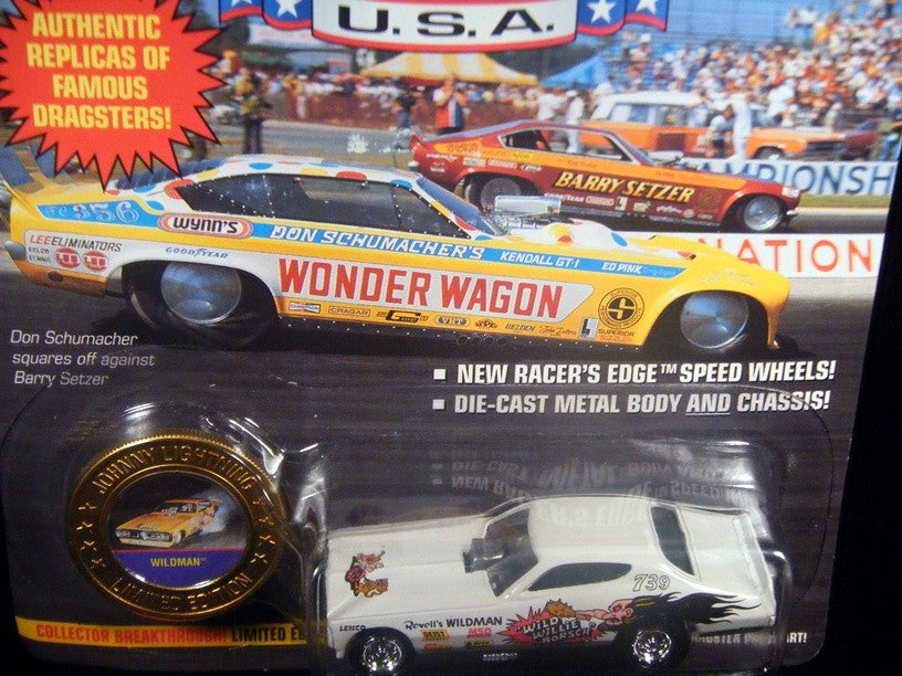 Johnny Lightning Wild Willie Borsch 1972 Dodge Charger Funny Car