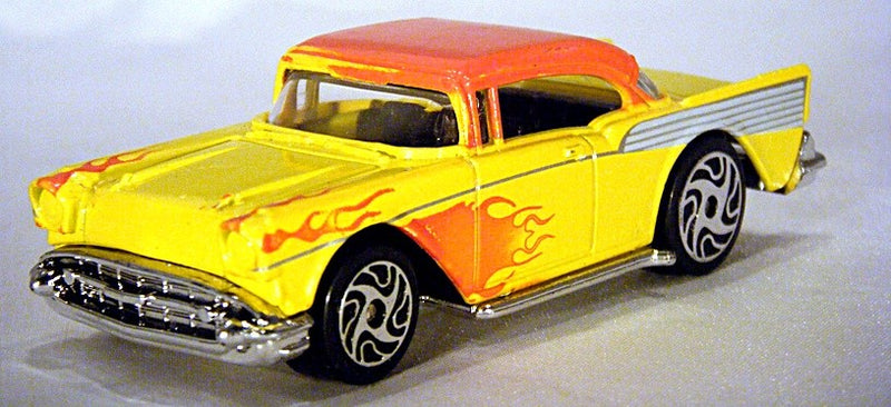 Racing Champions Street Wheels Series - 1957 Chevy Bel Air Hot Rod