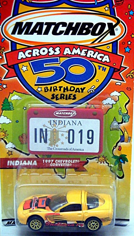 Matchbox Across America - Indiana Chevrolet Corvette